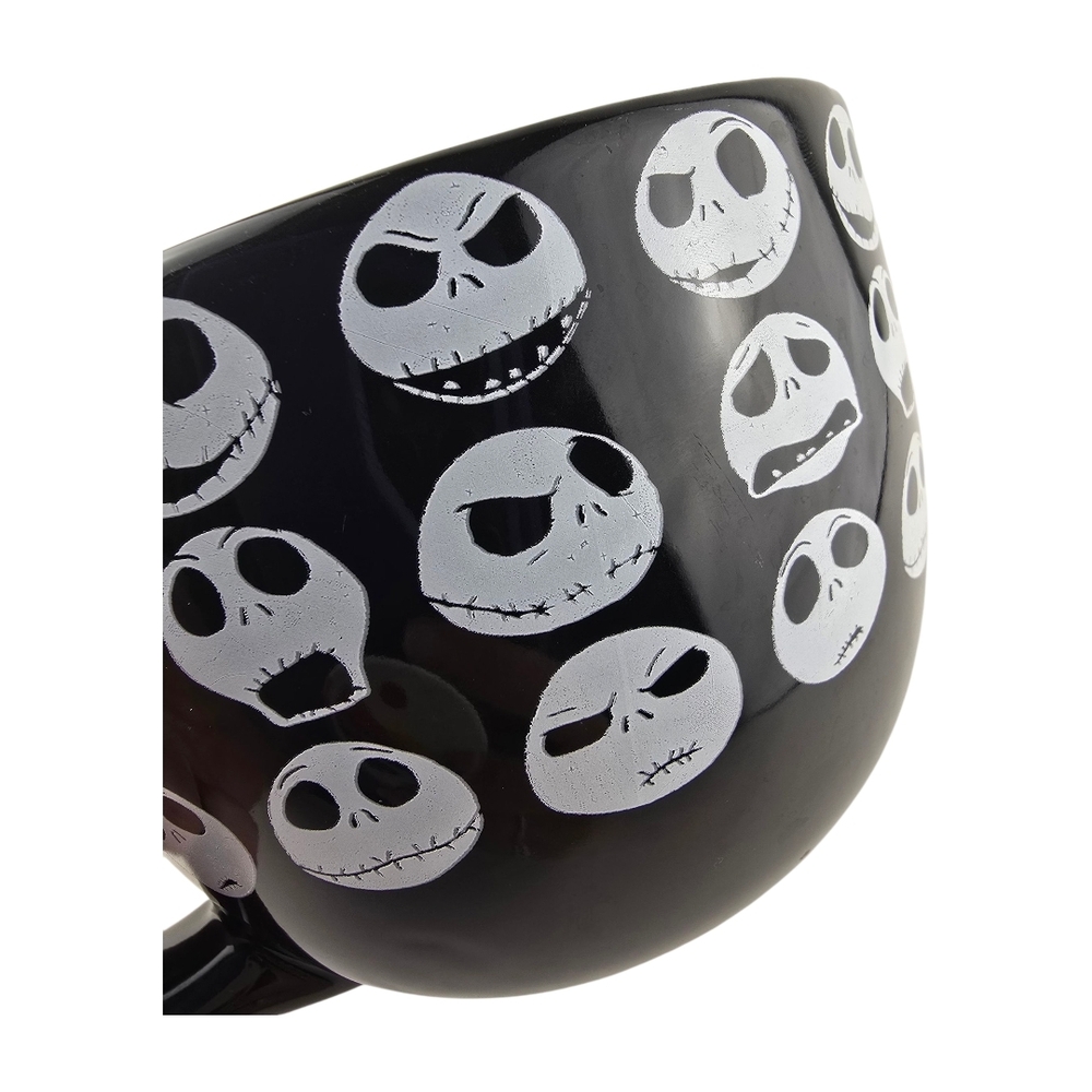 Disney The Nightmare Before Christmas Jack Skellington Feature Large Black Mug - Picture 4 of 10